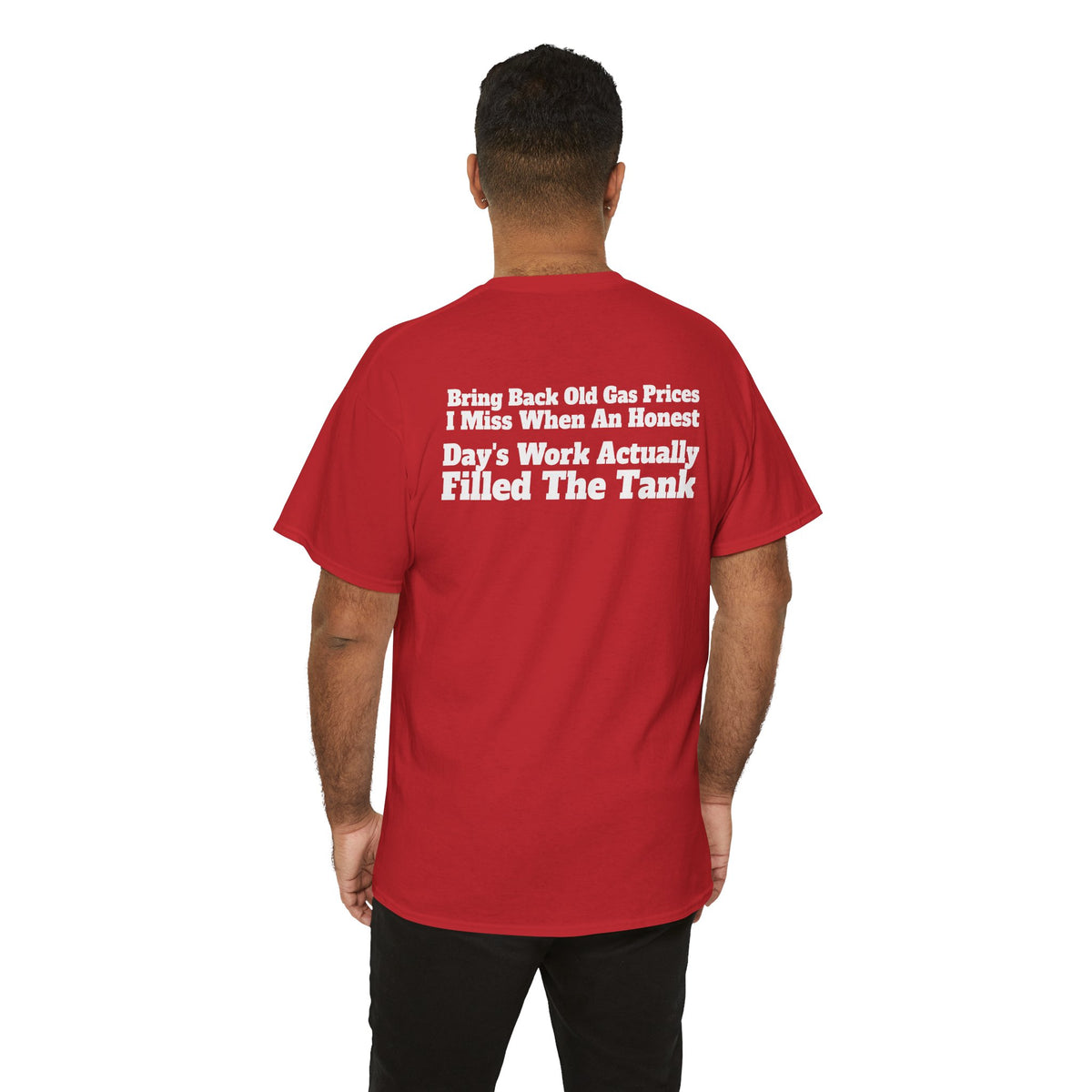 Gas Pump Graphic Tee — “Bring Back Old Gas Prices” Vintage Mechanic Shirt