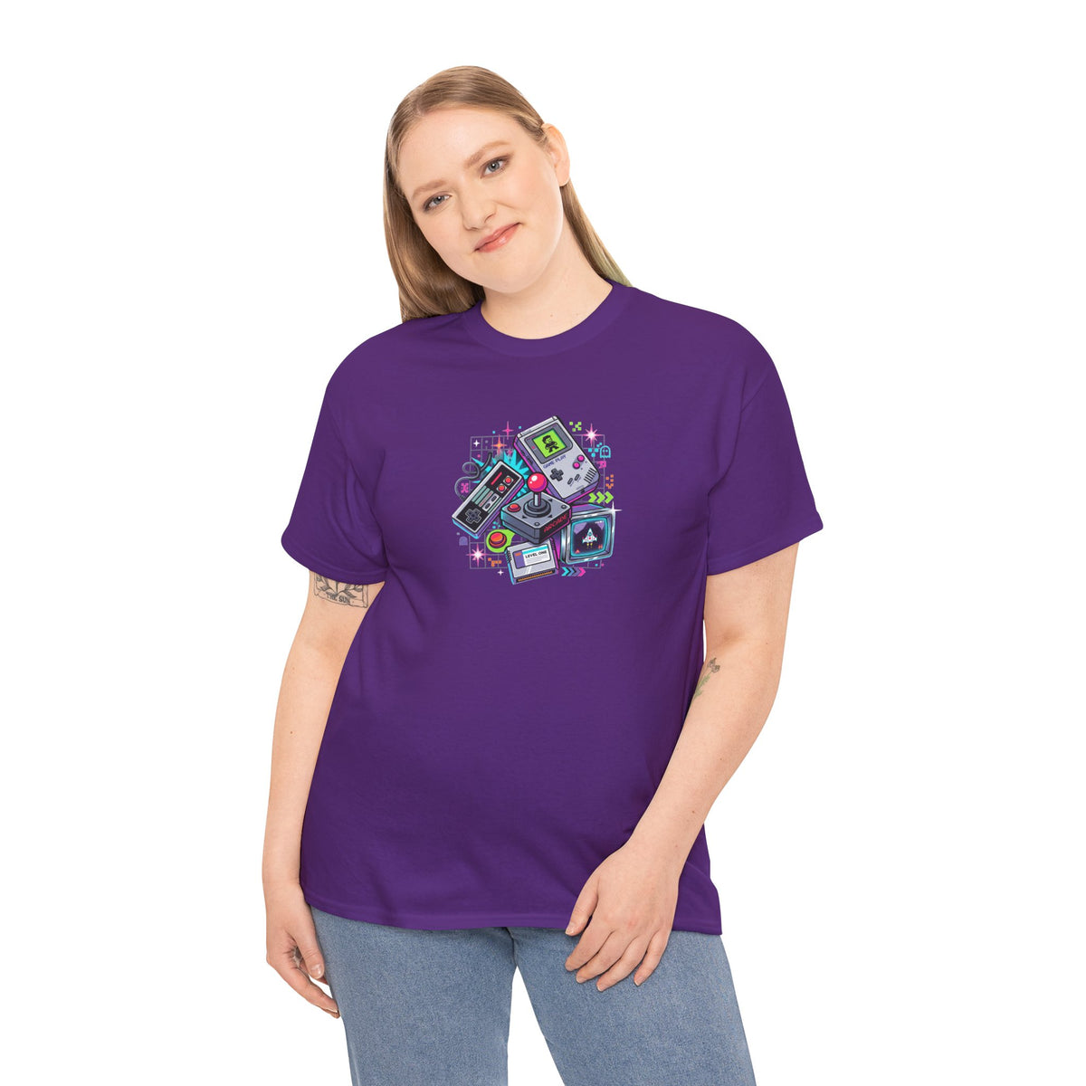 Retro Gaming Tee – Vintage Handheld Consoles Graphic Shirt