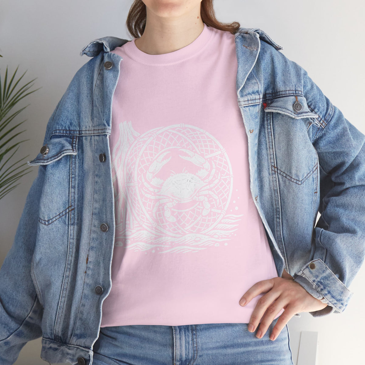 Crab Crew Graphic Tee — "Hauling Rebels Blue Crab Crew" Cotton T-Shirt
