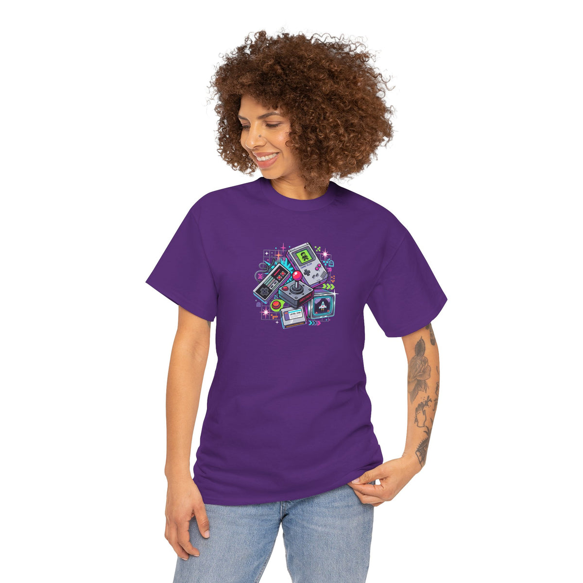Retro Gaming Tee – Vintage Handheld Consoles Graphic Shirt