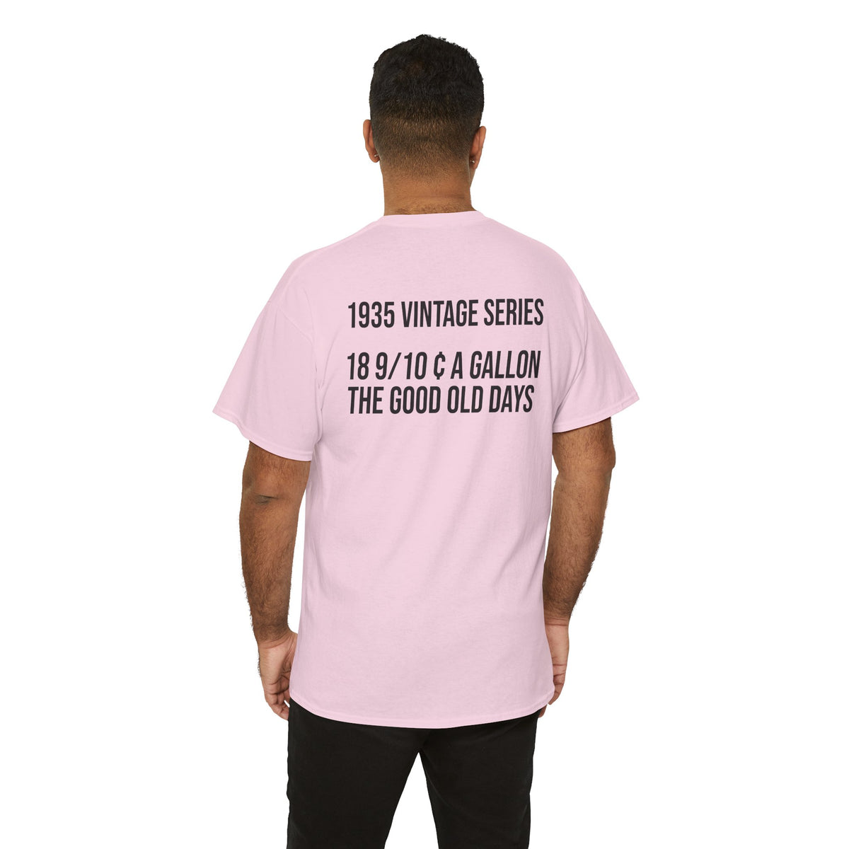 Vintage Gas Pump T-Shirt — 1935 Vintage Series "The Good Old Days" Tee
