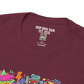 Retro Arcade Collage T‑Shirt — 80s Neon Gaming Nostalgia