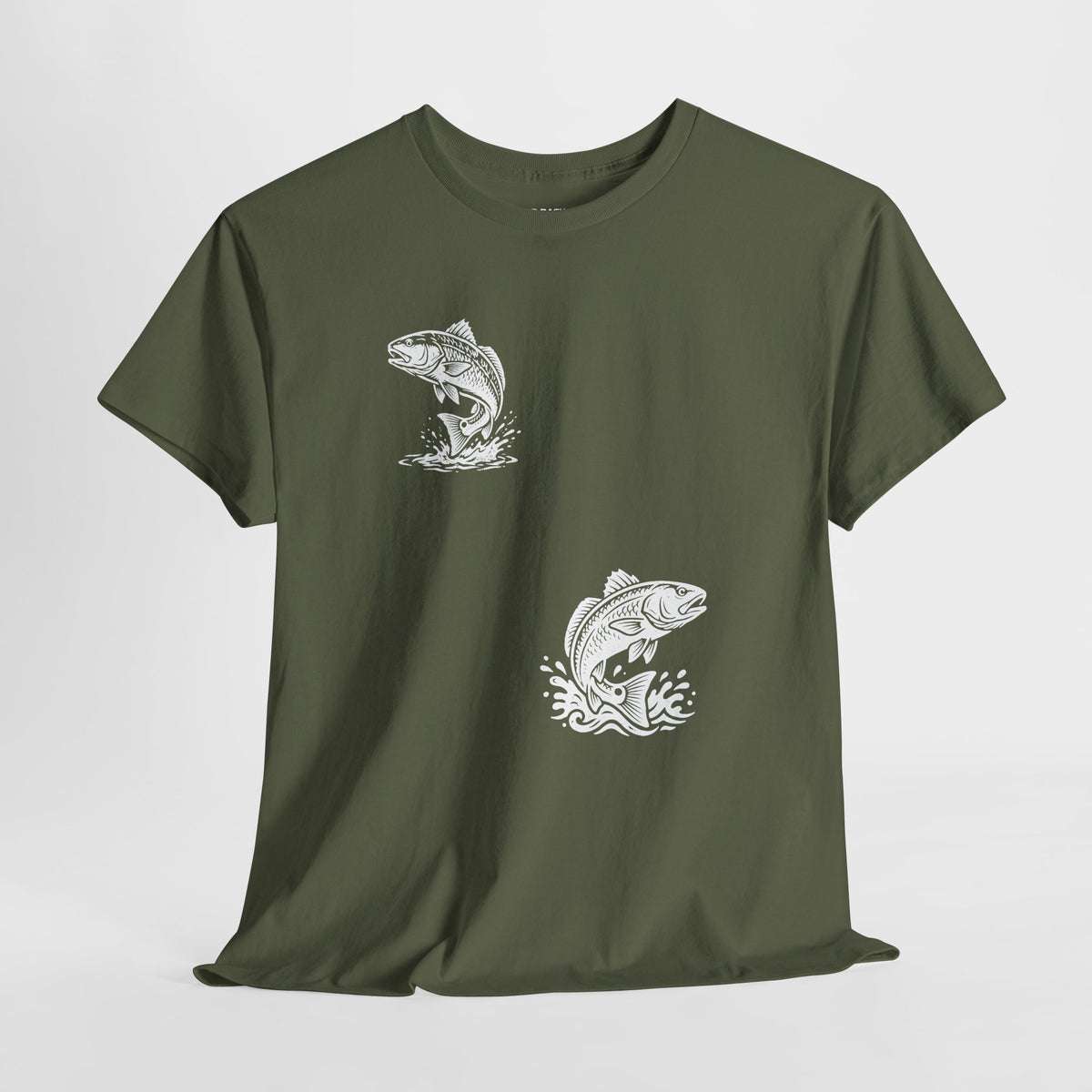 Go Track a Redfish Tee — Fishing Graphic T-Shirt with 'The Apps Are Tracking You' Slogan