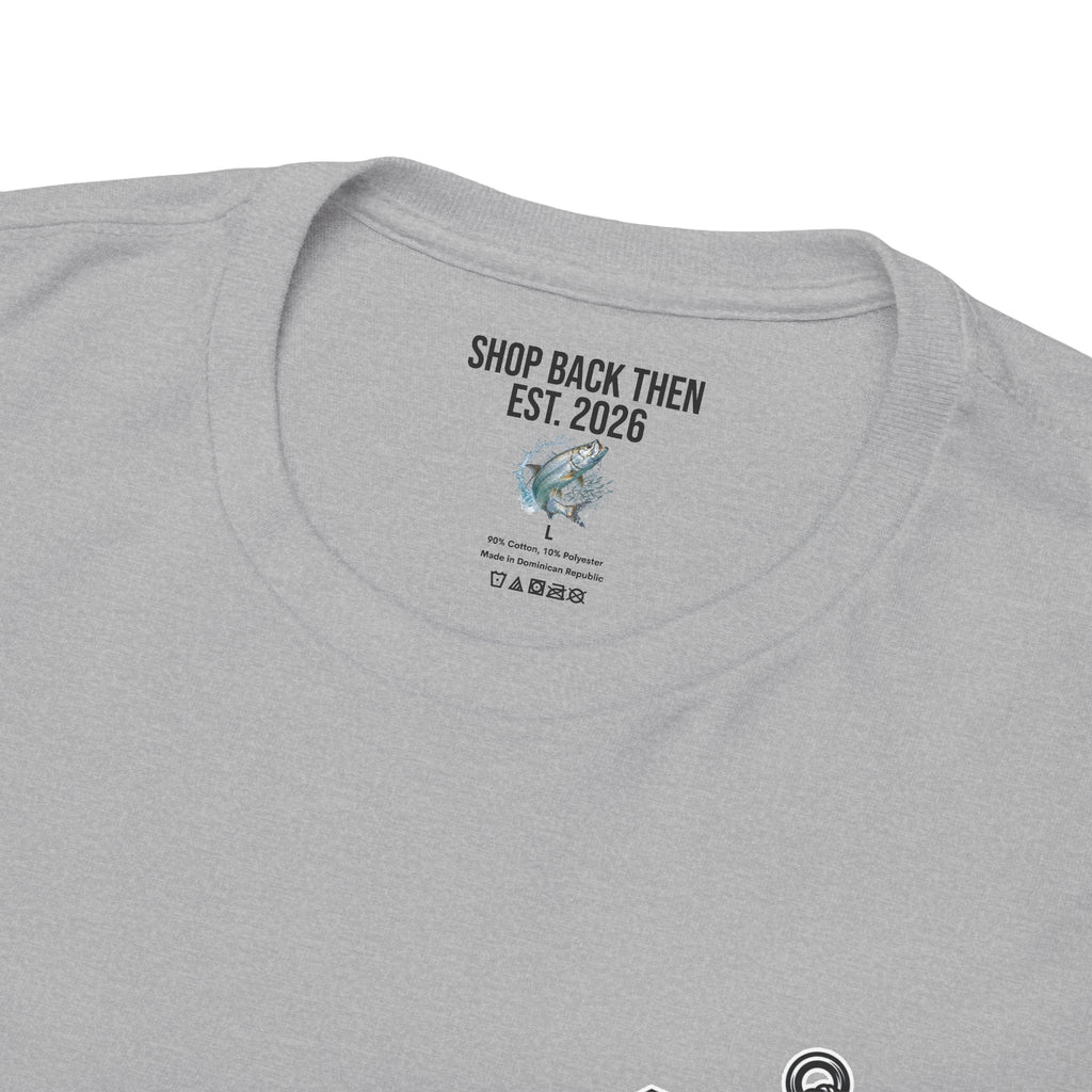 Shark Circle Tee — 'Salt & Grit' Nautical Graphic T-Shirt
