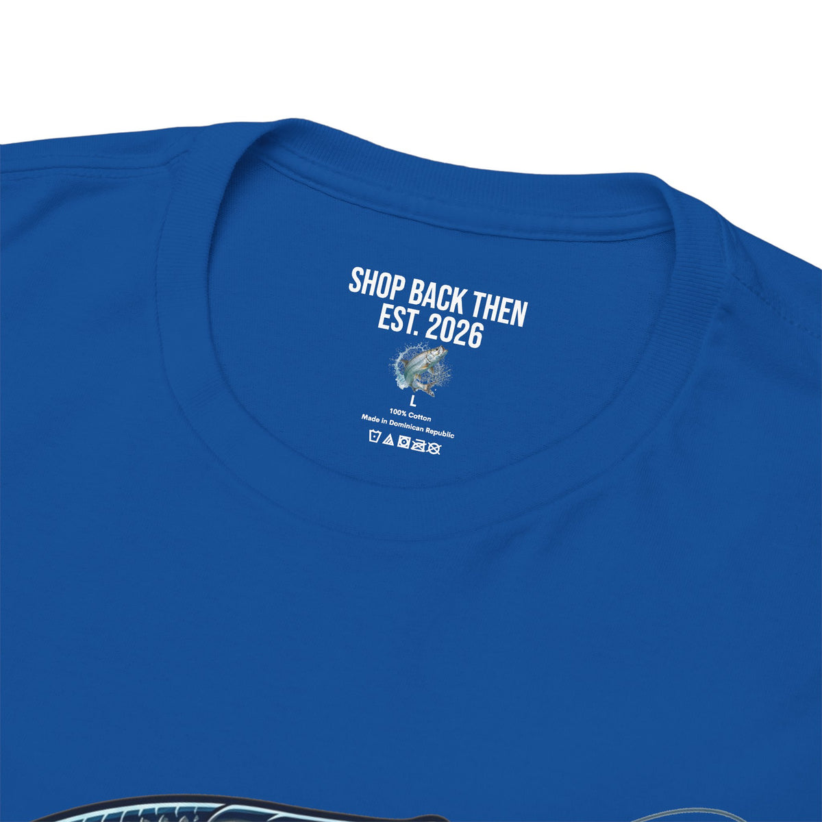 Fishing T-Shirt — Saltwater Tarpon Design with “Chasing Tails Since Sunup”