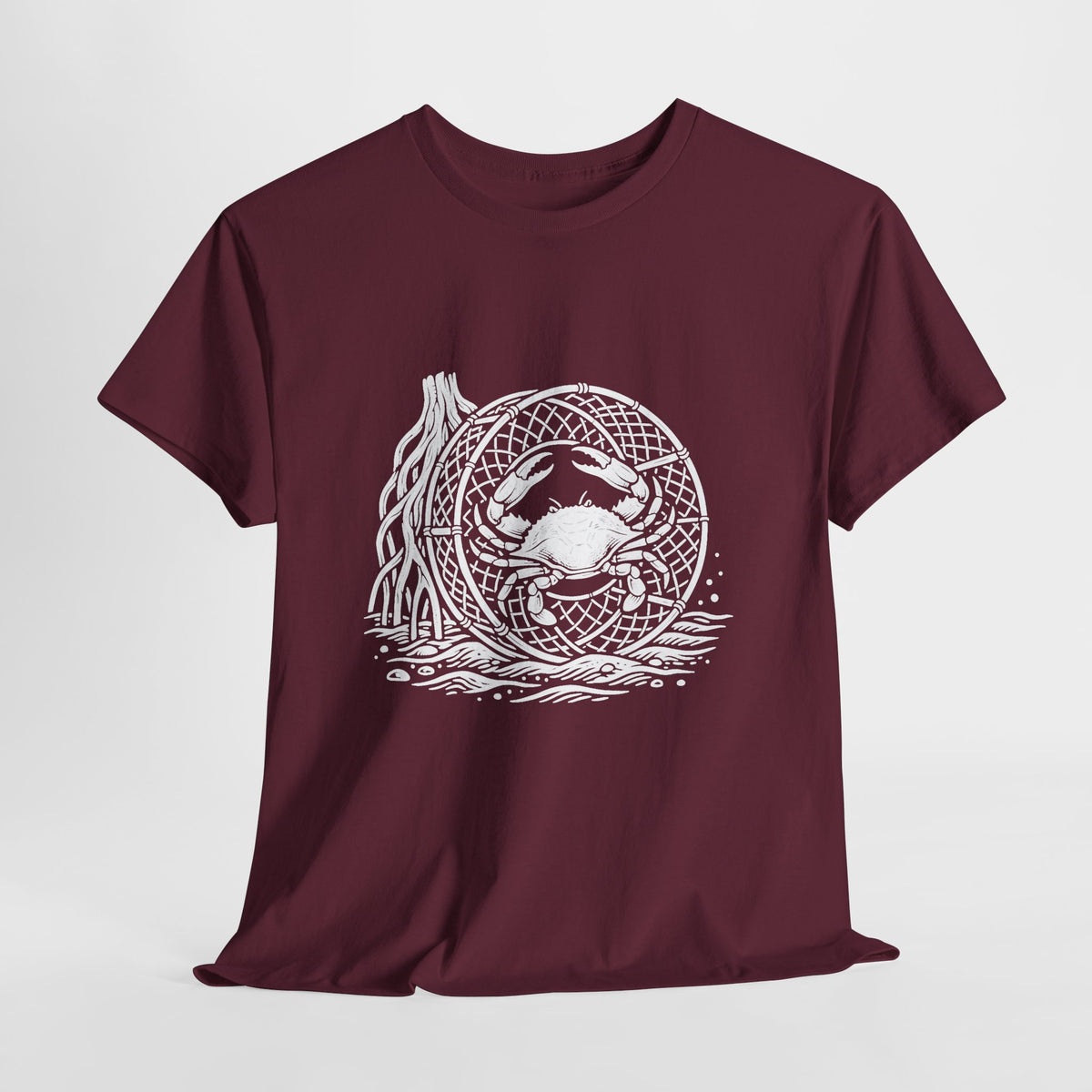 Crab Crew Graphic Tee — "Hauling Rebels Blue Crab Crew" Cotton T-Shirt