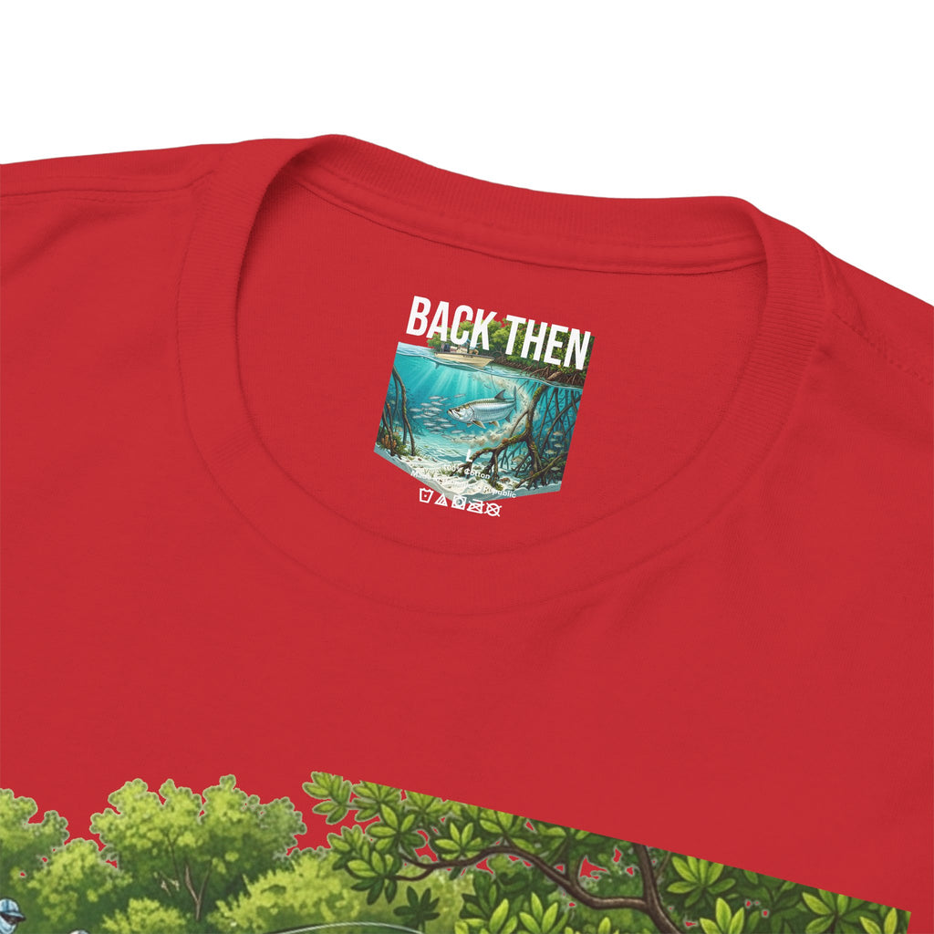 Fishing T-Shirt — "Back-Bay Rebel" Mangrove Born Graphic Tee