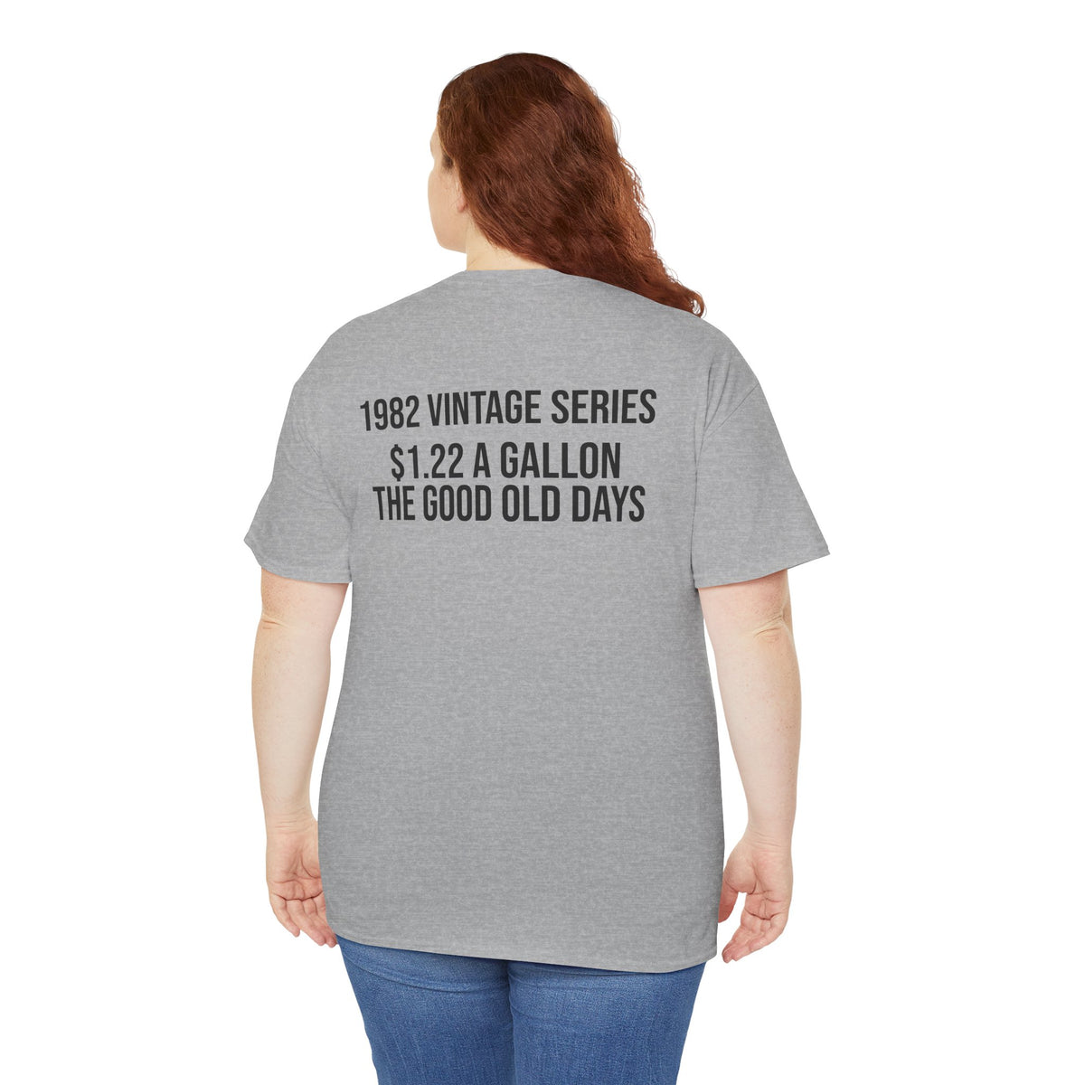 Vintage Gas Pump Tee — “1982 Vintage Series 1.22 a Gallon The Good Old Days”