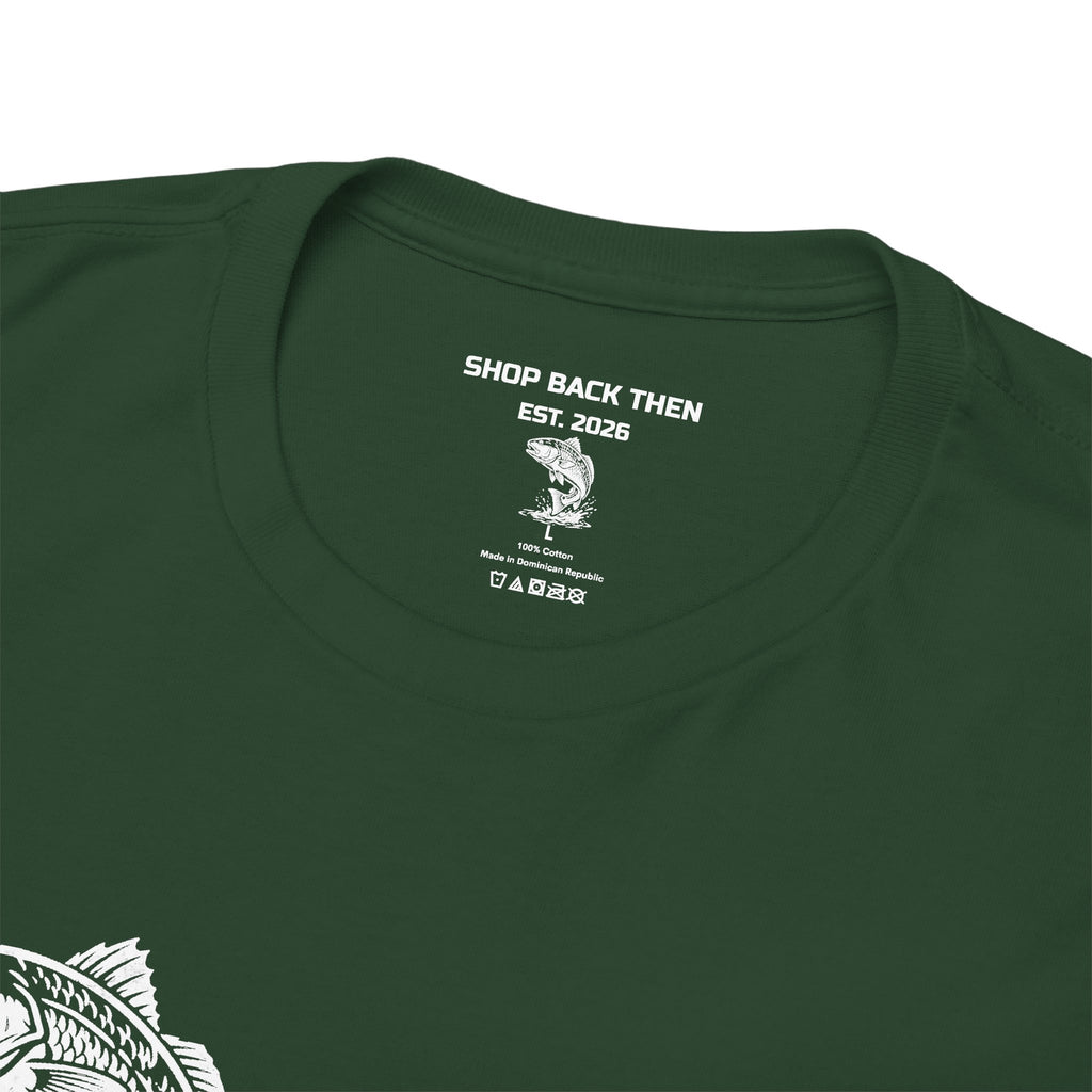 Go Track a Redfish Tee — Fishing Graphic T-Shirt with 'The Apps Are Tracking You' Slogan