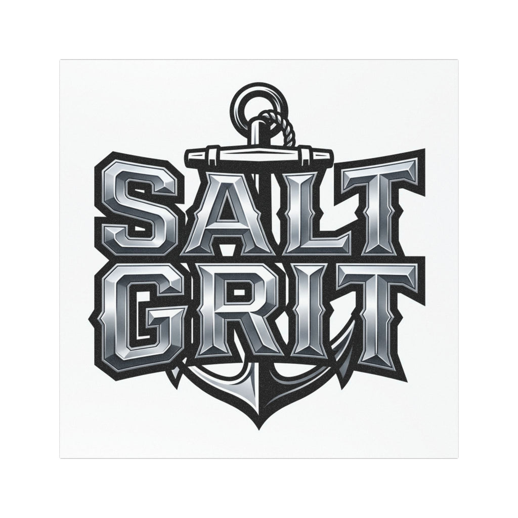 Salt Grit Anchor Car Magnet — Nautical Marine Truck Decal