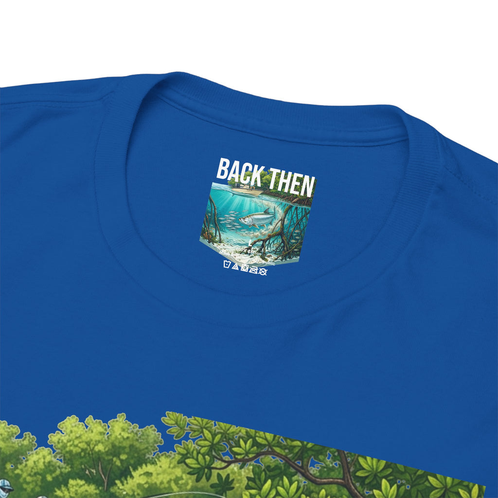 Fishing T-Shirt — "Back-Bay Rebel" Mangrove Born Graphic Tee