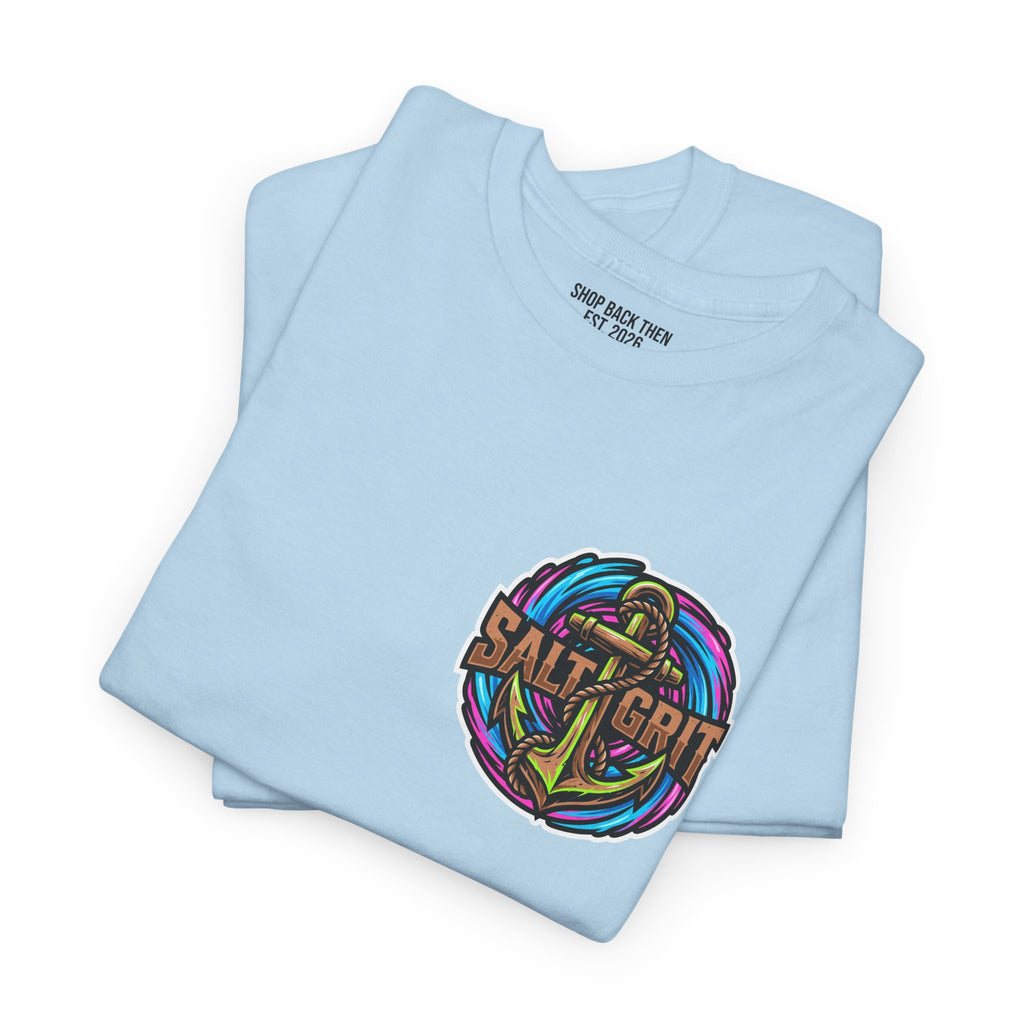 Marlin Wave Graphic Tee — 'Salt Grit' Ocean Adventure Shirt