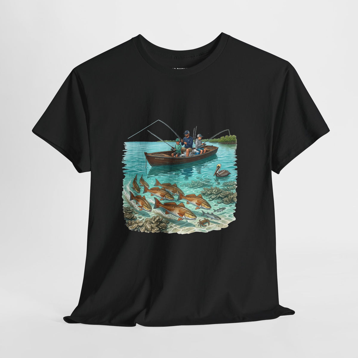 Fishing Family Tee — 'Generational Bloodlines, Bred on the Tide, Raised in the Salt' Graphic