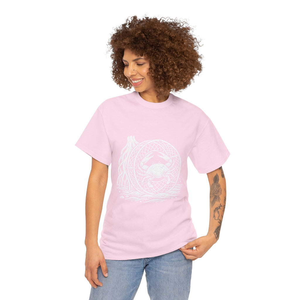 Crab Crew Graphic Tee — "Hauling Rebels Blue Crab Crew" Cotton T-Shirt