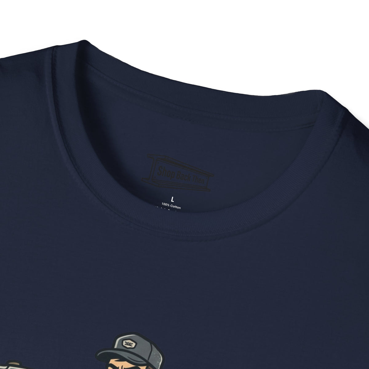 Builder Tee – "Didn't Need An App" Vintage Tradesman Graphic