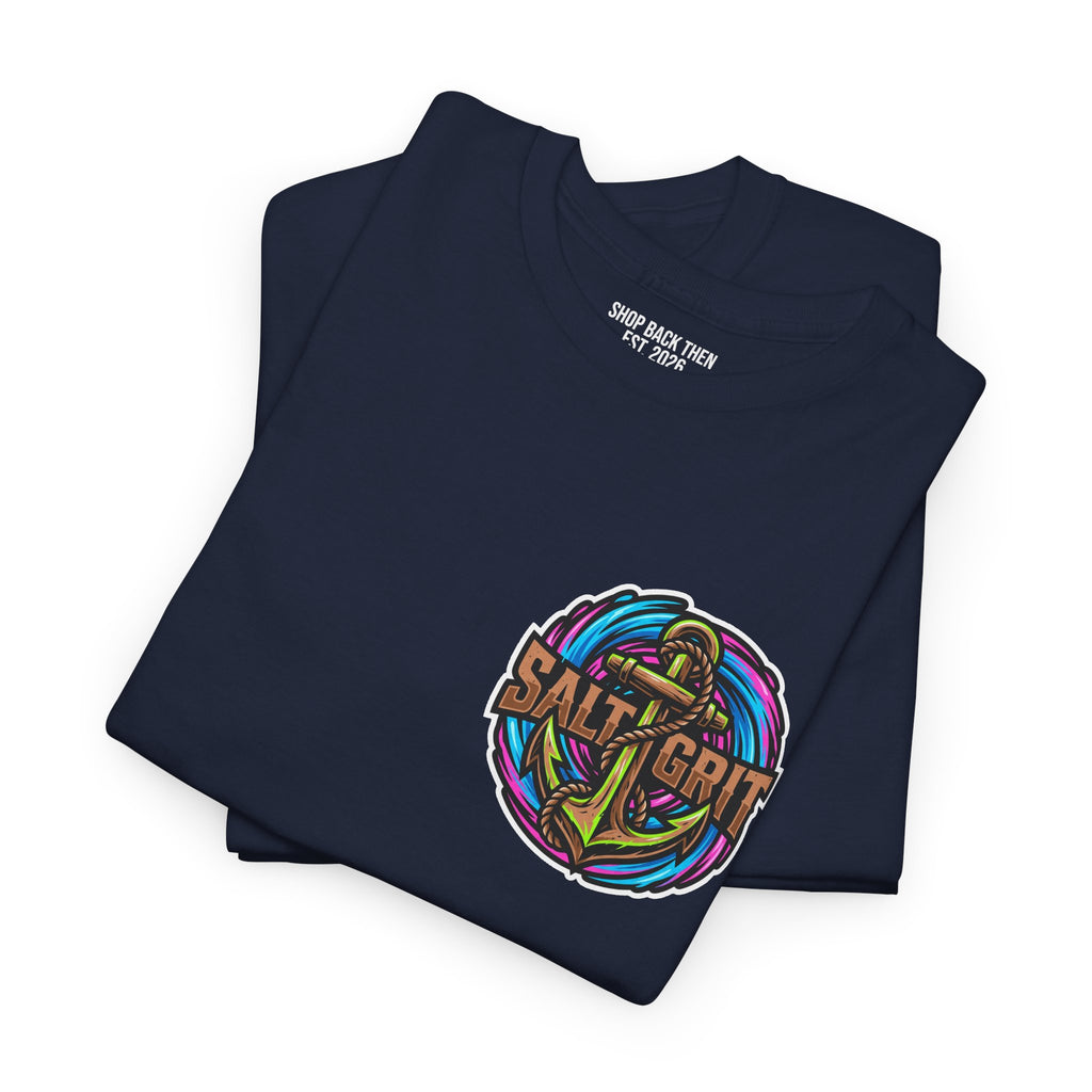 Sea Turtle Graphic Tee — 'Salt & Grit' Coastal Surf Shirt