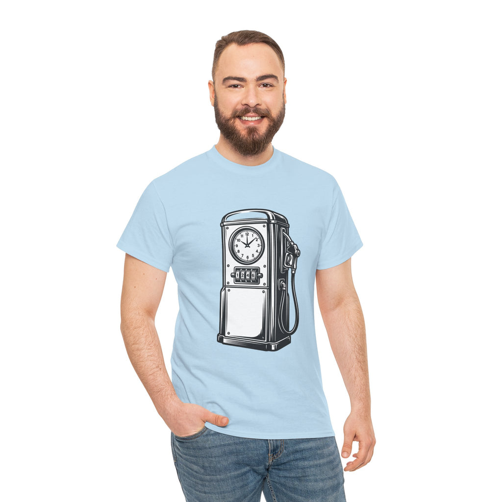 Vintage Gas Pump T‑Shirt — 1955 Retro Fuel Station Tee