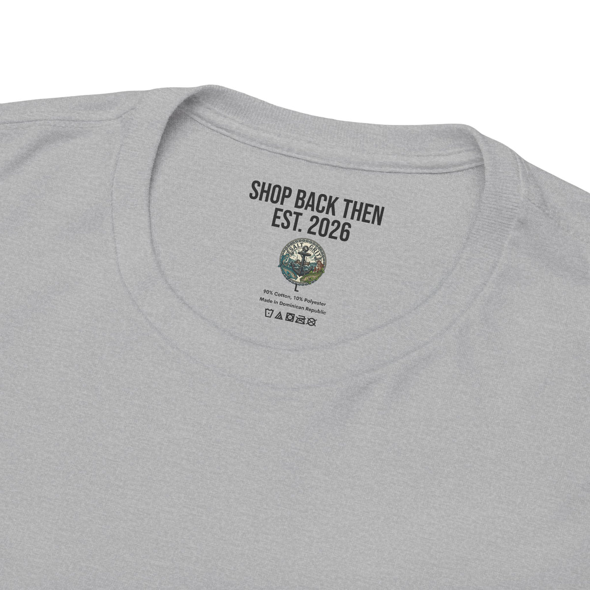 Salt Grit Anchor Tee — Nautical Fishing Crew T-Shirt