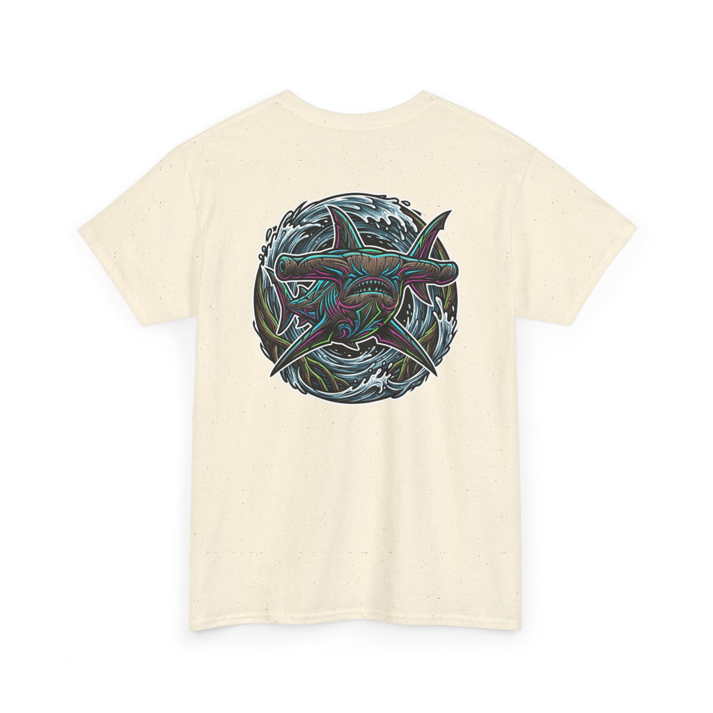 Shark Circle Graphic Tee — Salt Grit Surf T-Shirt