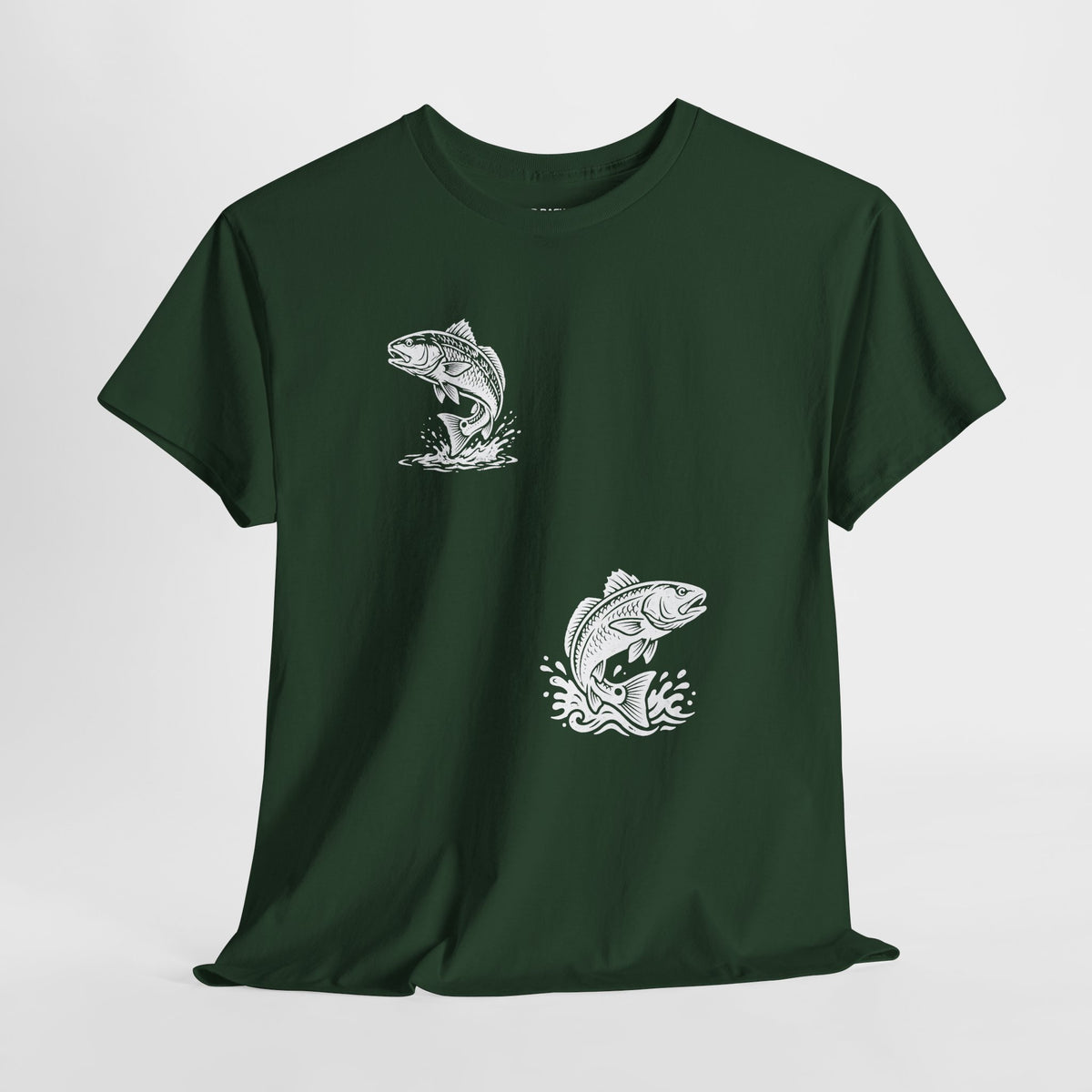 Go Track a Redfish Tee — Fishing Graphic T-Shirt with 'The Apps Are Tracking You' Slogan