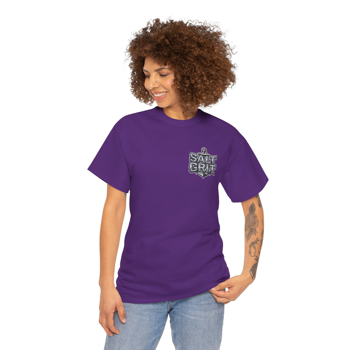 Tarpon Catch Graphic Tee — "Salt + Grit" Fishing Shirt