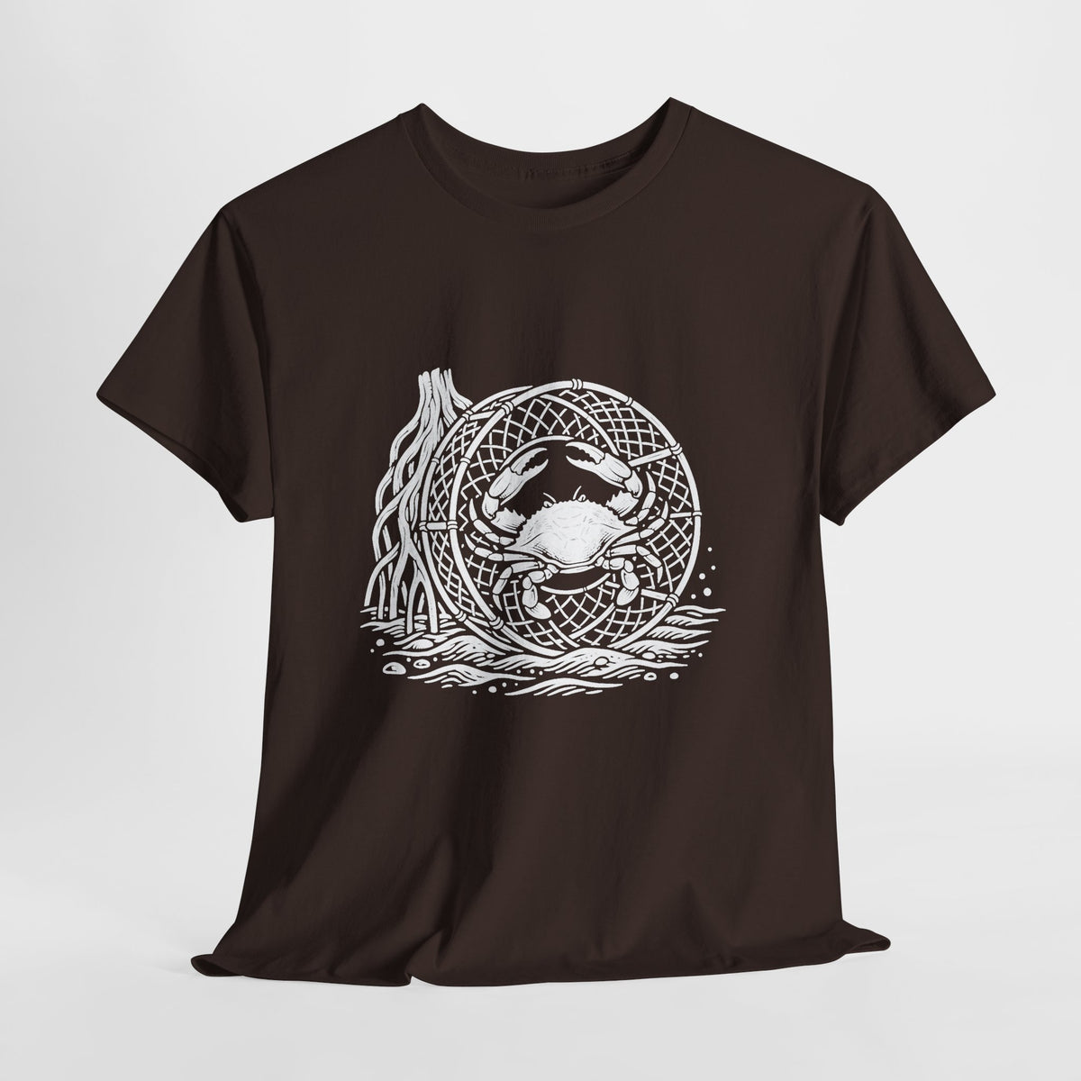 Crab Crew Graphic Tee — "Hauling Rebels Blue Crab Crew" Cotton T-Shirt
