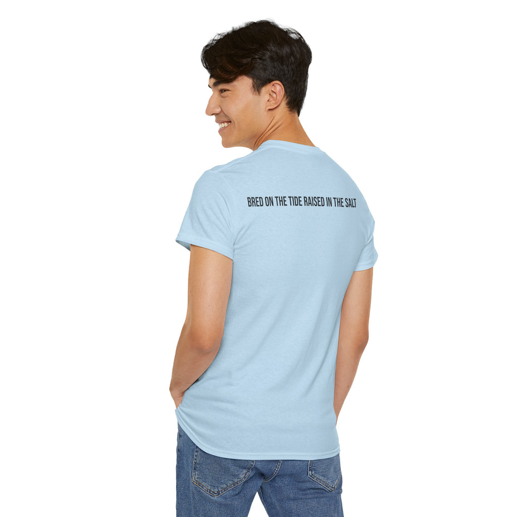 Fishing Pier Graphic Tee — "Bred on the Tide Raised in the Salt"