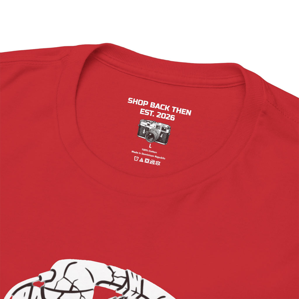 Retro Payphone T‑Shirt — "Back in the Day We Were Free Not Tracked" Vintage Camera Tee