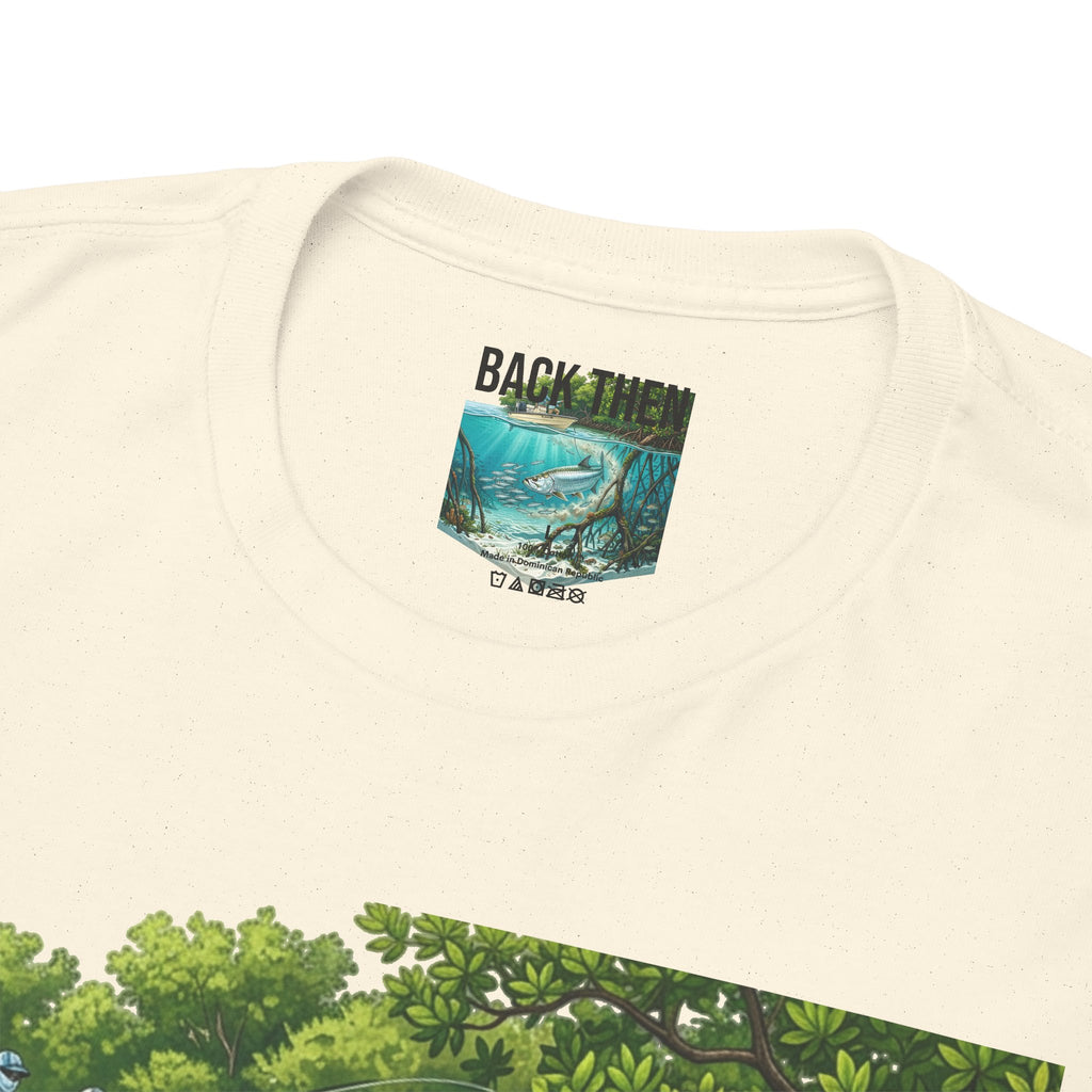 Fishing T-Shirt — "Back-Bay Rebel" Mangrove Born Graphic Tee