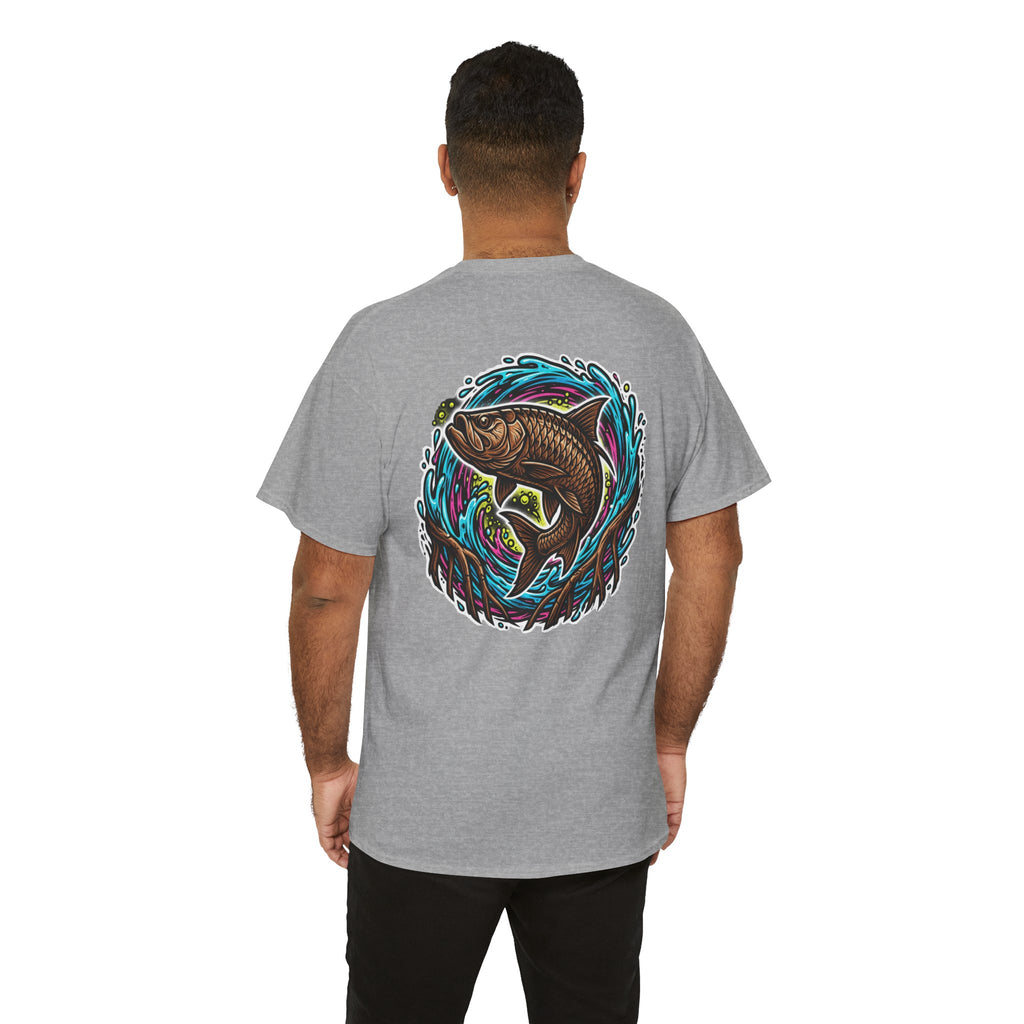 Tarpon Fishing Tee — "Salt Grit" Tarpon Graphic