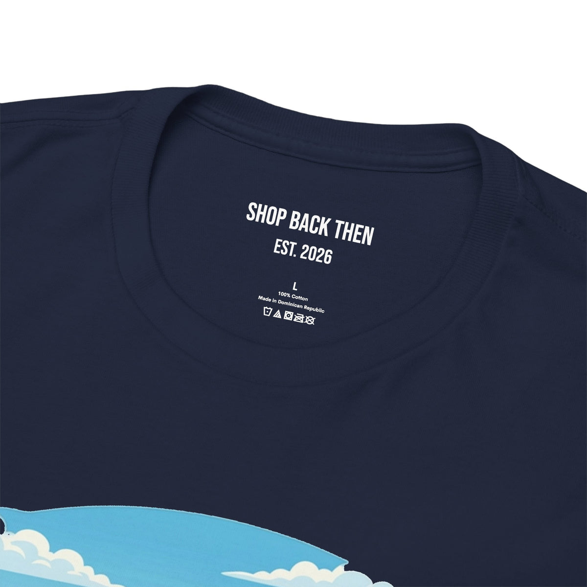 Fishing Tee — "Tracking the Tide, Living the Past" Graphic Shirt