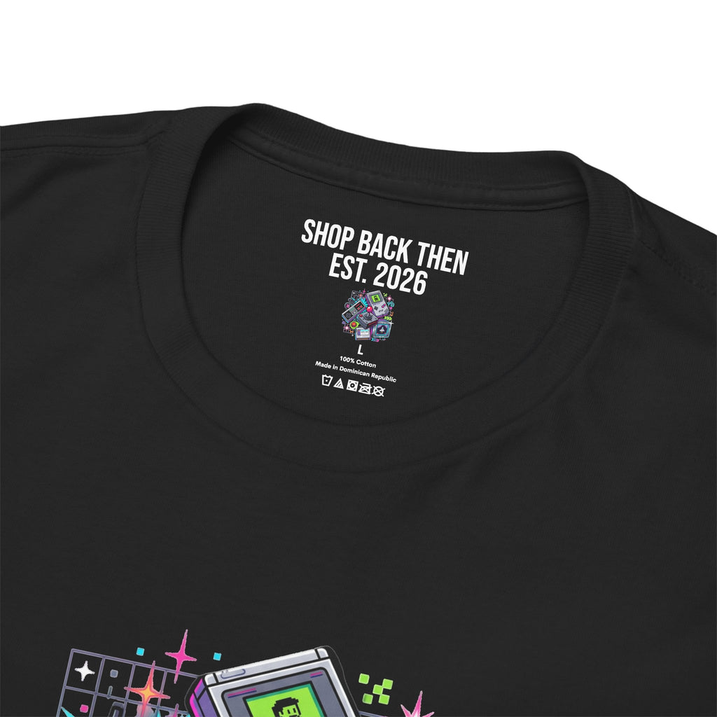 Retro Gaming Tee – Vintage Handheld Consoles Graphic Shirt
