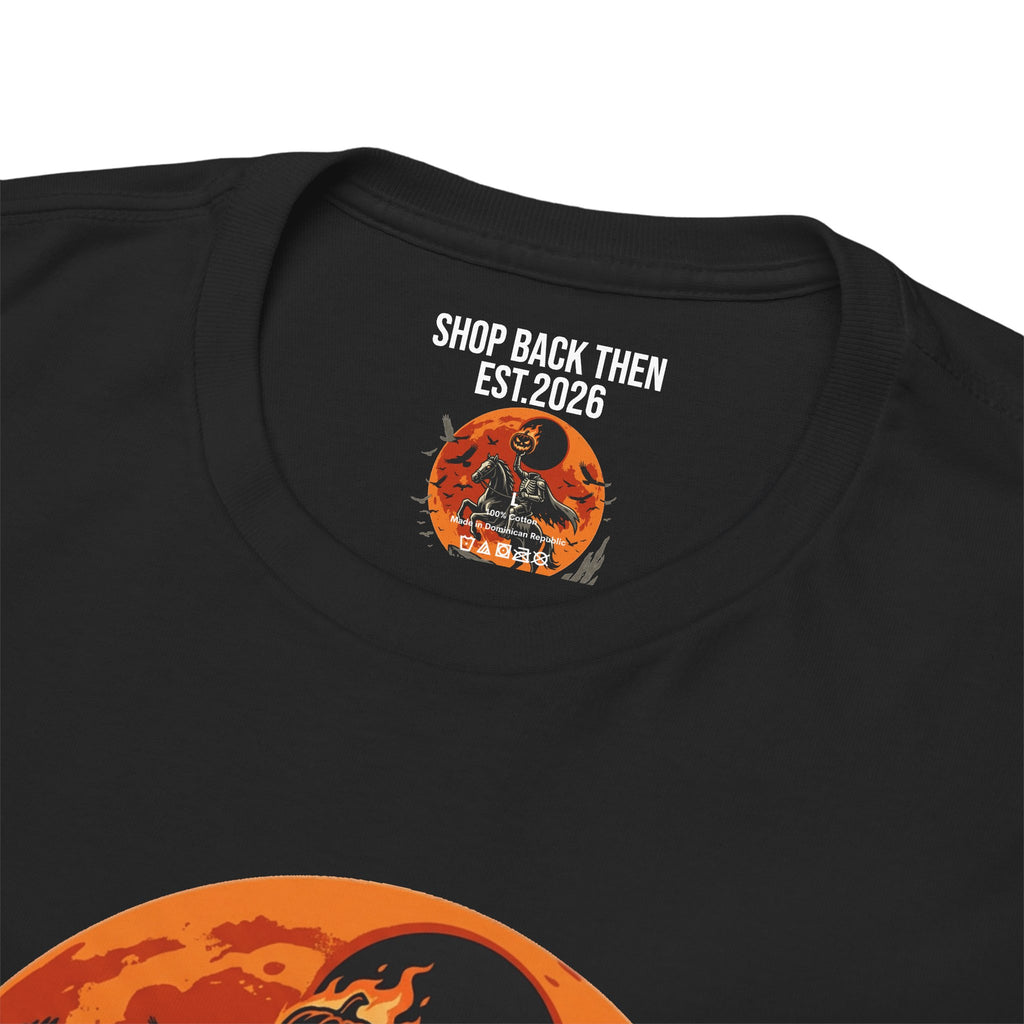 Halloween Headless Horseman T-Shirt — Jack-O'-Lantern Rider Graphic Tee