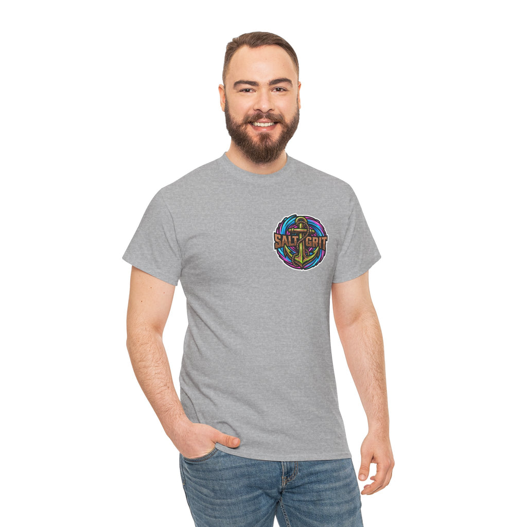 Tarpon Fishing Tee — "Salt Grit" Tarpon Graphic