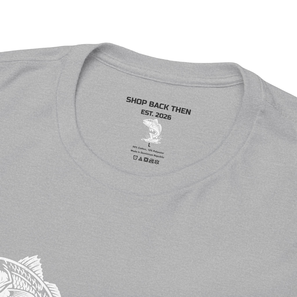 Go Track a Redfish Tee — Fishing Graphic T-Shirt with 'The Apps Are Tracking You' Slogan
