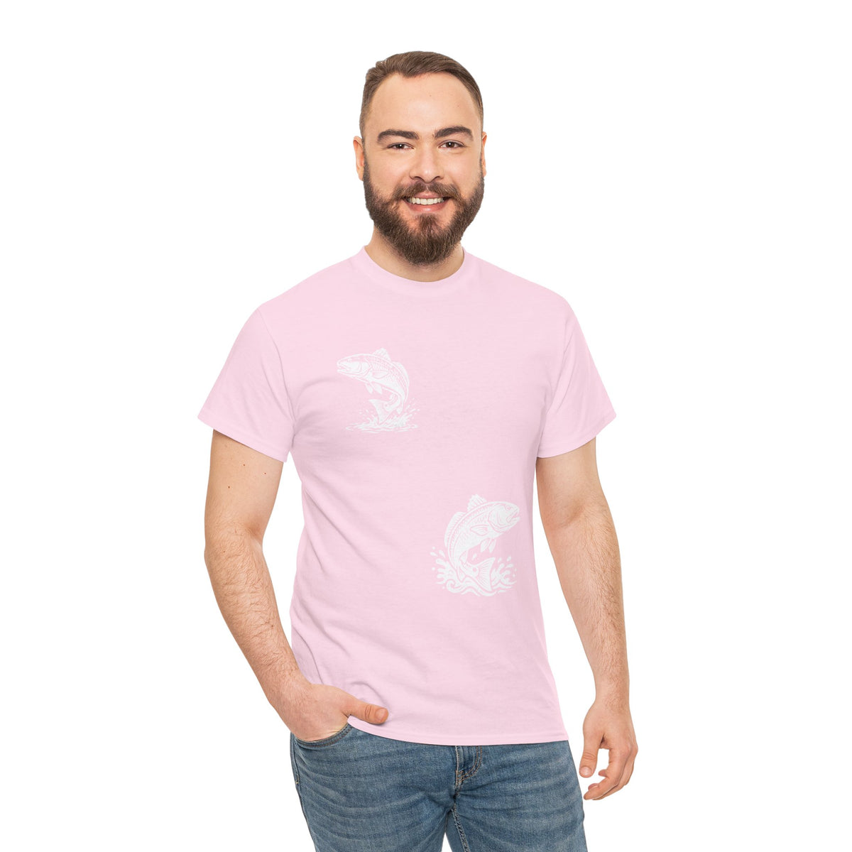 Go Track a Redfish Tee — Fishing Graphic T-Shirt with 'The Apps Are Tracking You' Slogan