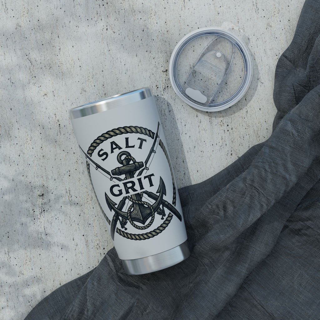 Salt & Grit Anchor 20oz Tumbler — Nautical Stainless Steel Travel Cup