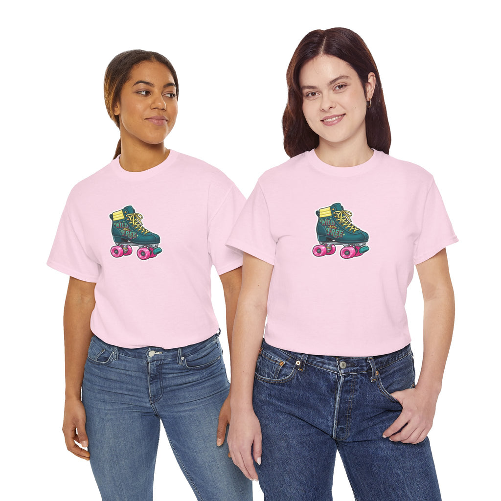 Roller Skate Tee — Vintage Green Skate Graphic T-Shirt