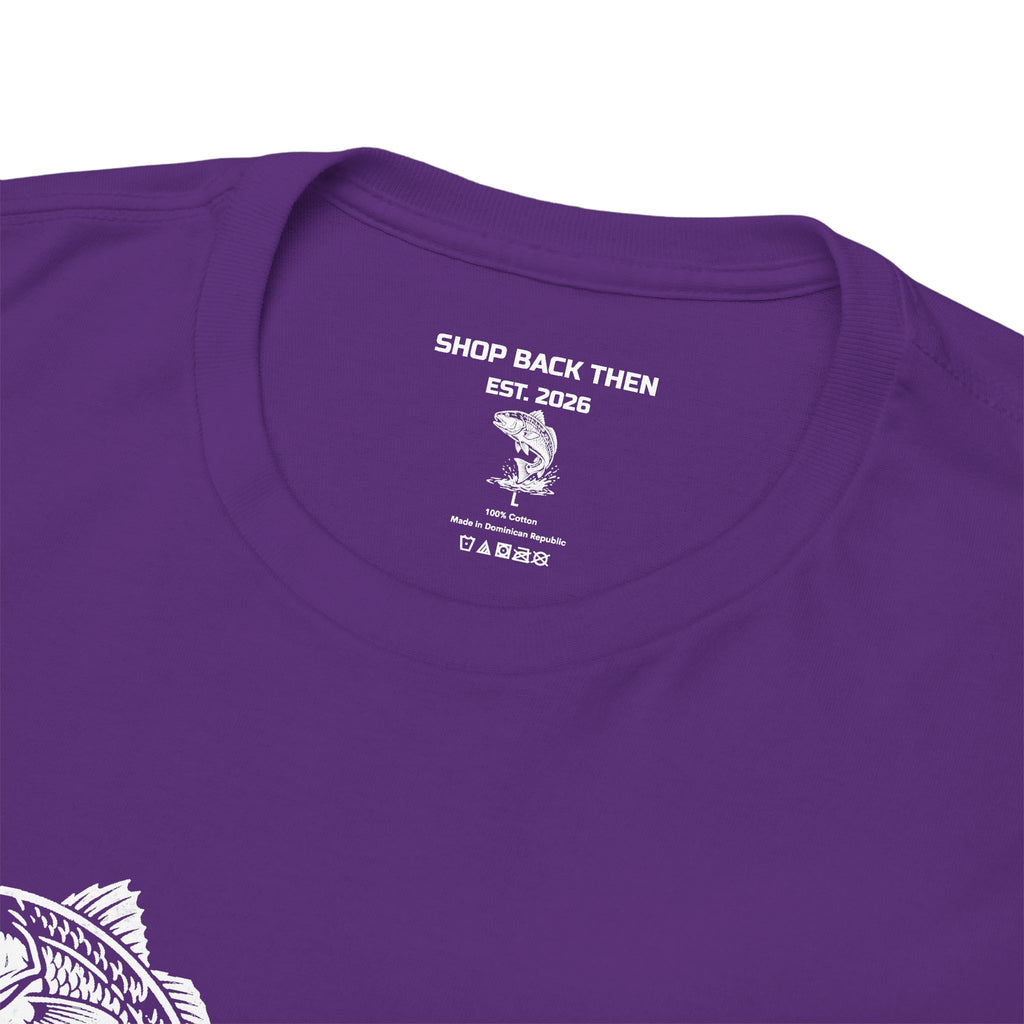 Go Track a Redfish Tee — Fishing Graphic T-Shirt with 'The Apps Are Tracking You' Slogan