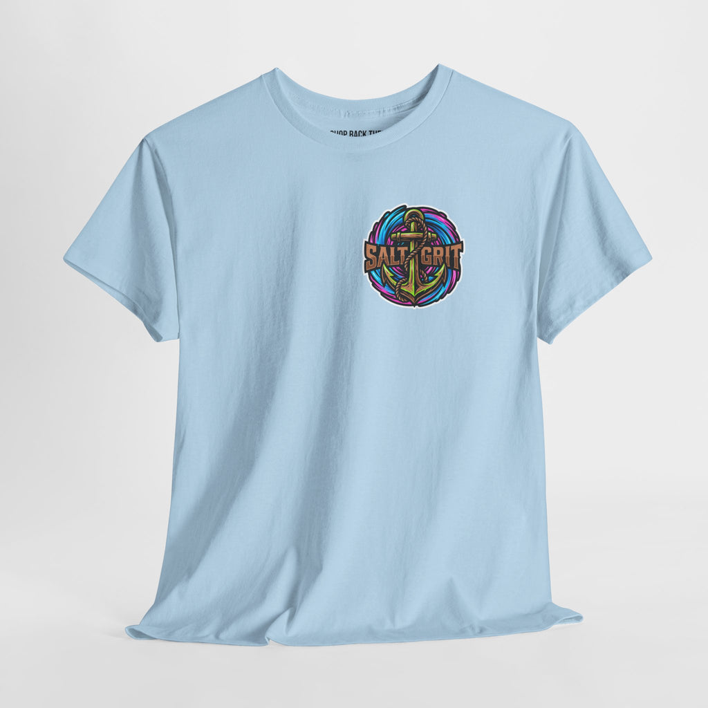 Marlin Wave Graphic Tee — 'Salt Grit' Ocean Adventure Shirt