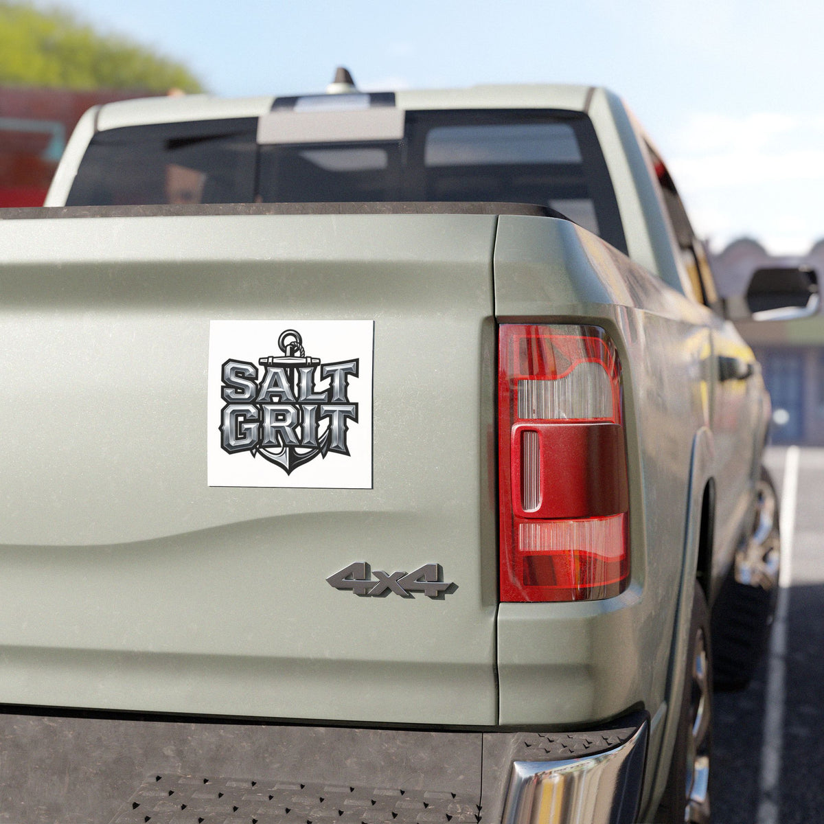 Salt Grit Anchor Car Magnet — Nautical Marine Truck Decal