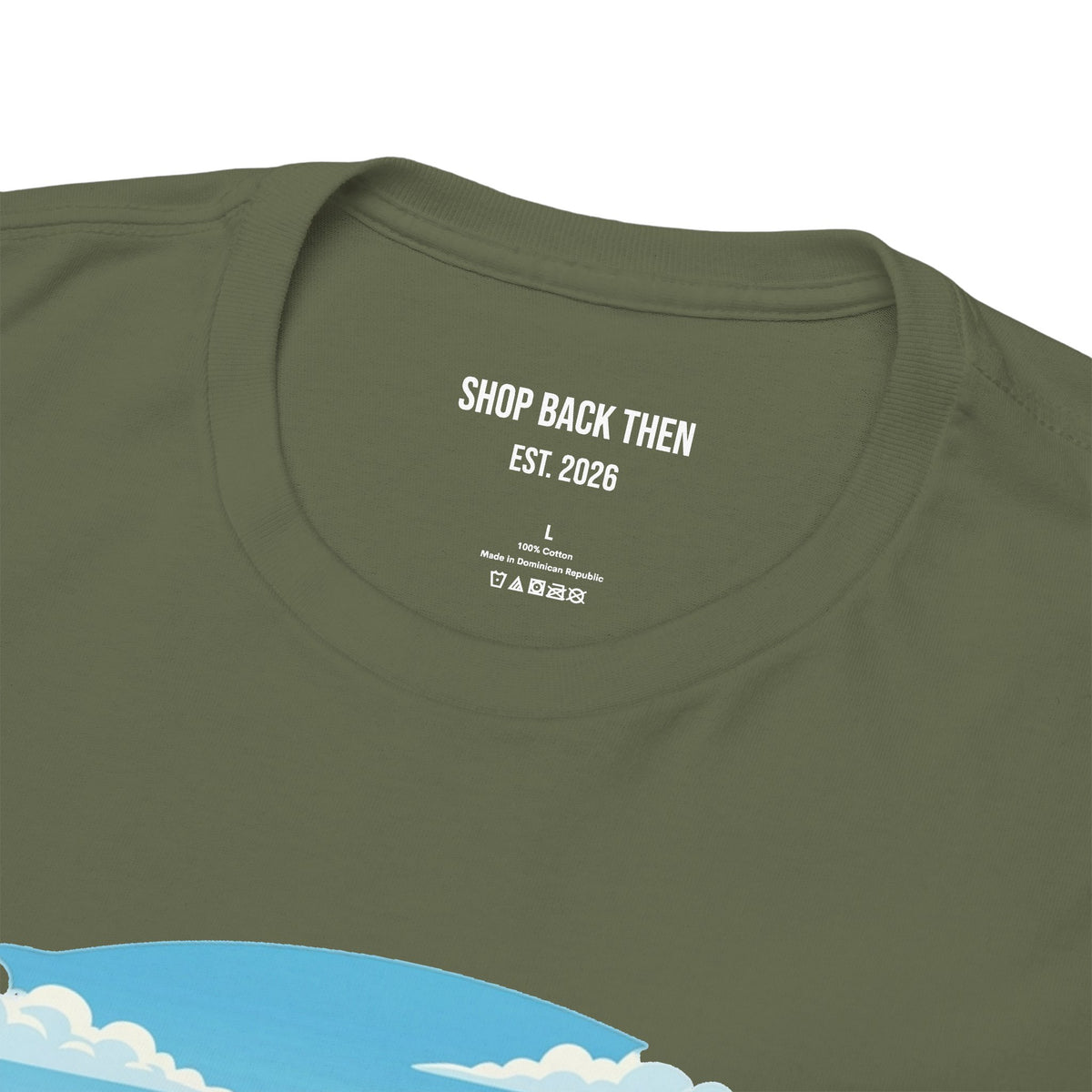 Fishing Tee — "Tracking the Tide, Living the Past" Graphic Shirt