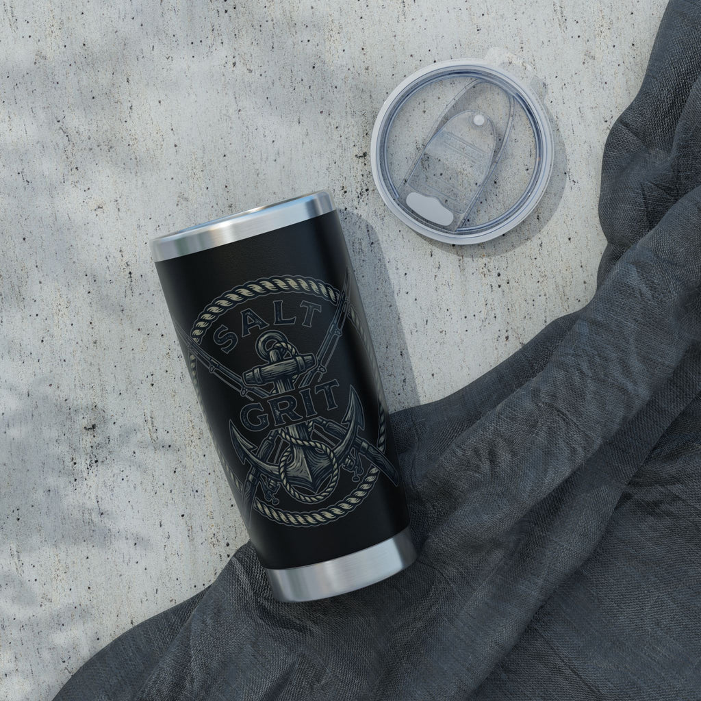 Salt & Grit Anchor 20oz Tumbler — Nautical Stainless Steel Travel Cup