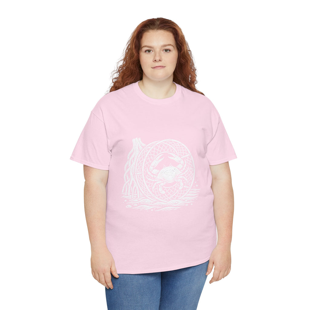 Crab Crew Graphic Tee — "Hauling Rebels Blue Crab Crew" Cotton T-Shirt