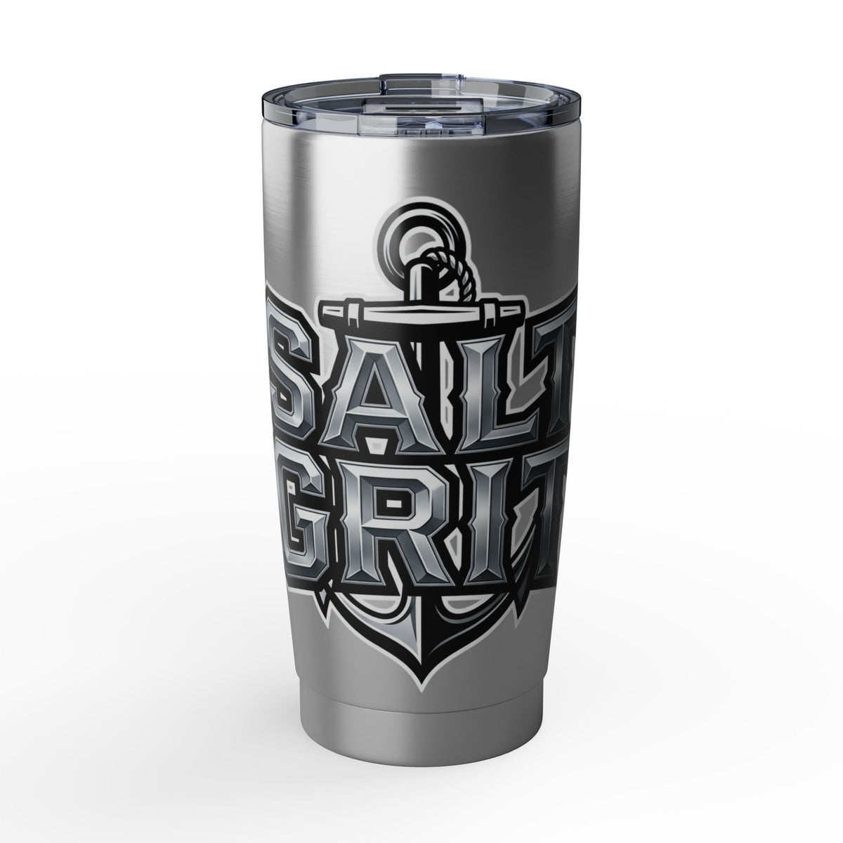 Tumbler — 'Salt & Grit' Nautical 20oz Stainless Travel Tumbler