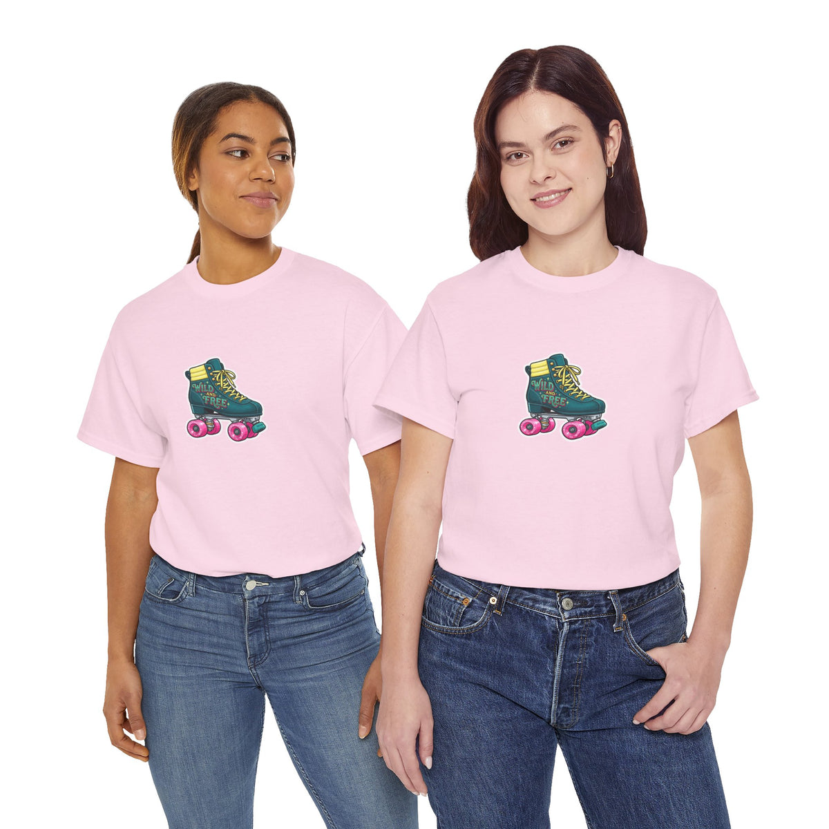 Roller Skate Tee — Retro 1970s Roller Rink Graphic T-Shirt