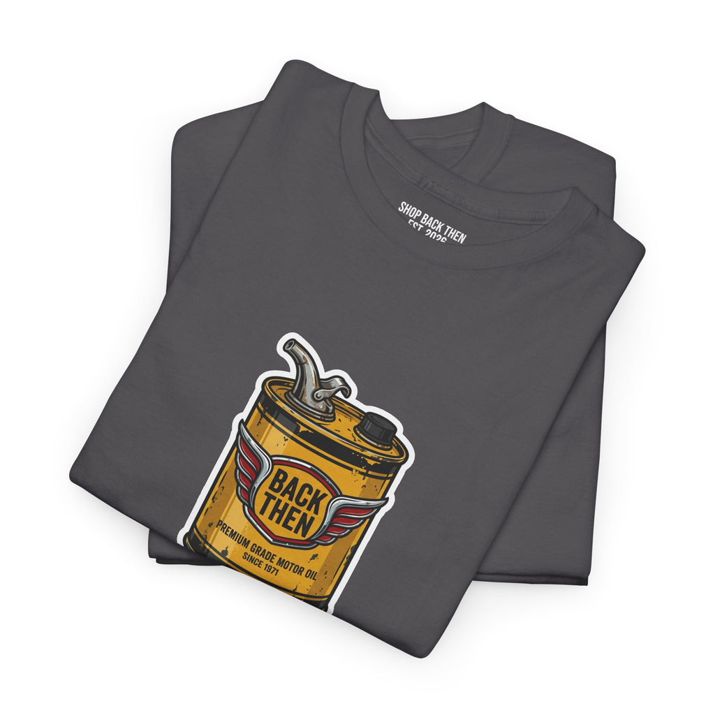 Vintage 'Back Then' Oil Can Graphic Tee