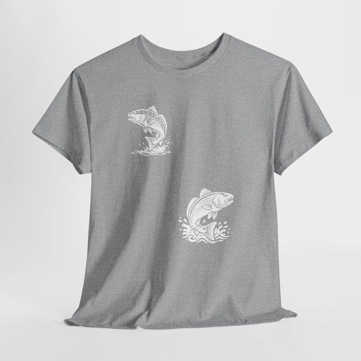 Go Track a Redfish Tee — Fishing Graphic T-Shirt with 'The Apps Are Tracking You' Slogan