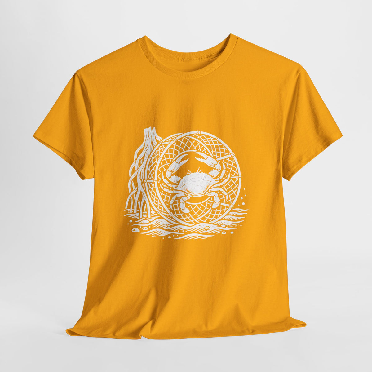 Crab Crew Graphic Tee — "Hauling Rebels Blue Crab Crew" Cotton T-Shirt