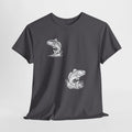 Go Track a Redfish Tee — Fishing Graphic T-Shirt with 'The Apps Are Tracking You' Slogan
